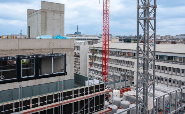 Topping out ceremony of one of Europe's most sophisticated telecommunication metering complexes